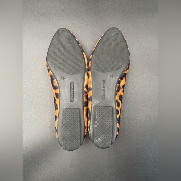 Talbots Women Classic Leopard Francesca Bow Slip On Pointed Toe Flats Size 6.5 M - Picture 8 of 9
